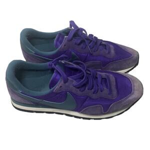 Nike Air Pegasus 83 Sneakers Women Size 12 407477 Purple‎ Teal